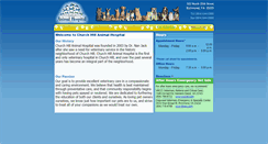 Desktop Screenshot of churchhillanimalhospital.com